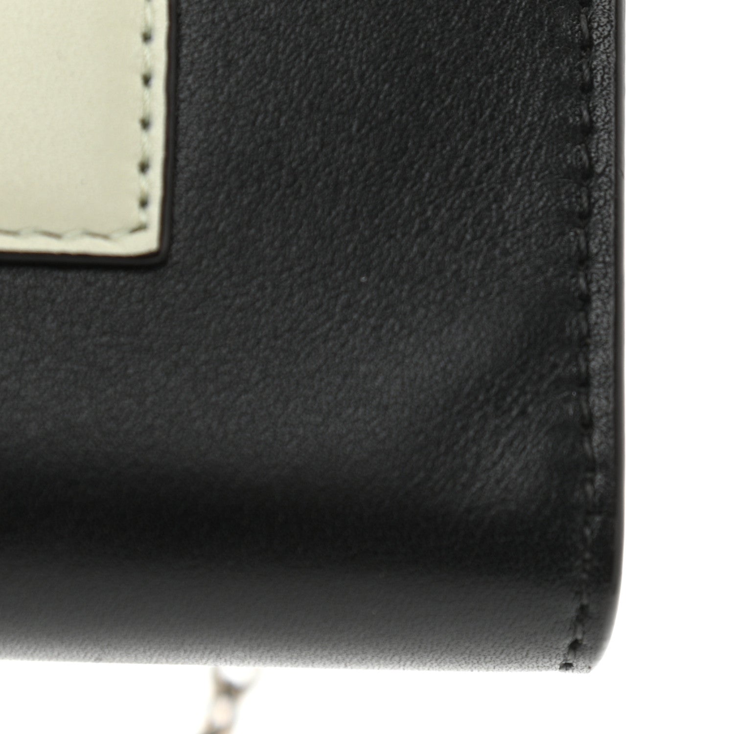 Celine Shiny Calfskin Clutch on a Chain Multicolor 11 of 11