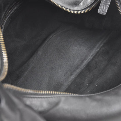 Gucci Leather Medium Horsebit Chain Hobo Black 6 of 8