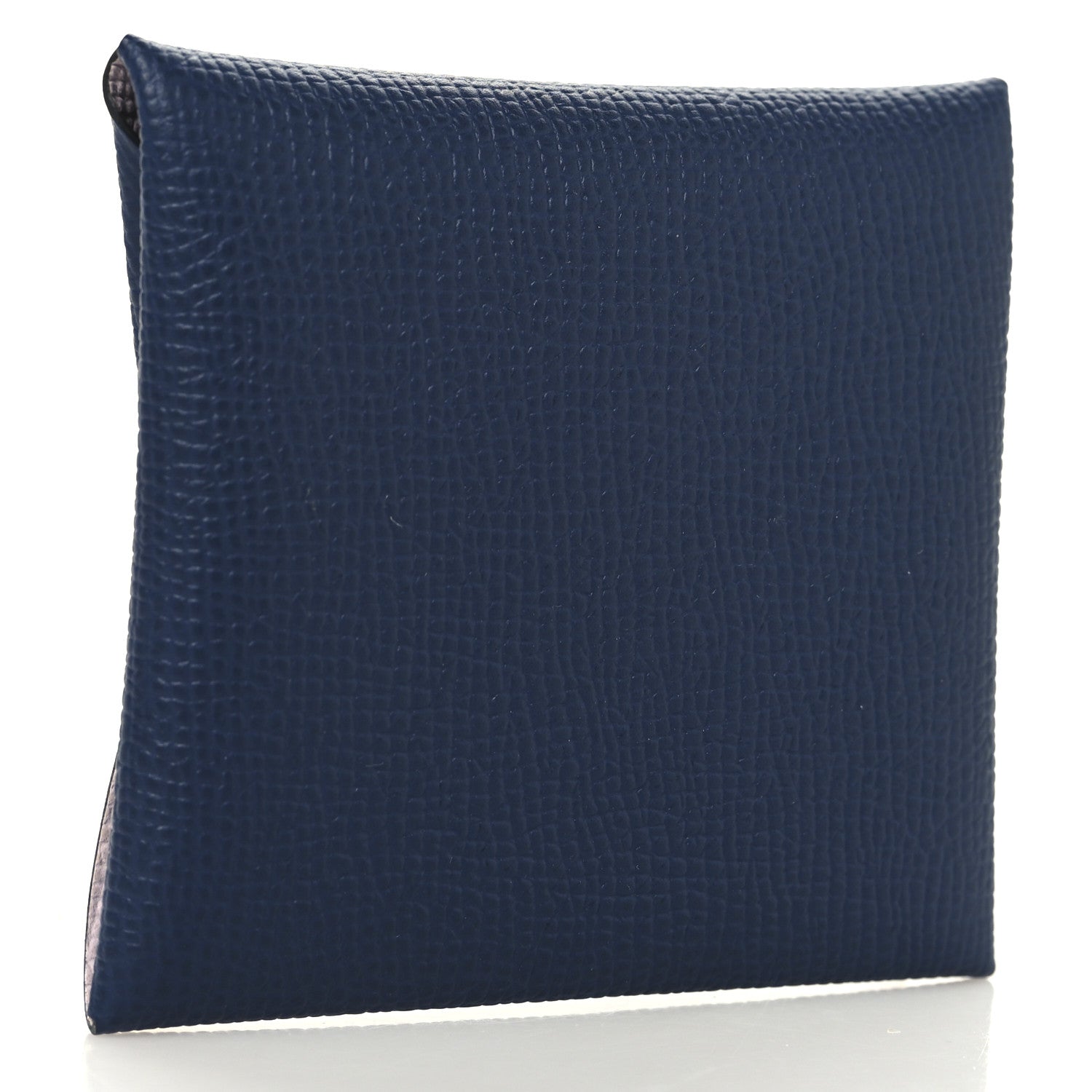 Hermes Epsom Verso Horseshoe Bastia Coin Purse Bleu Navy Mauve