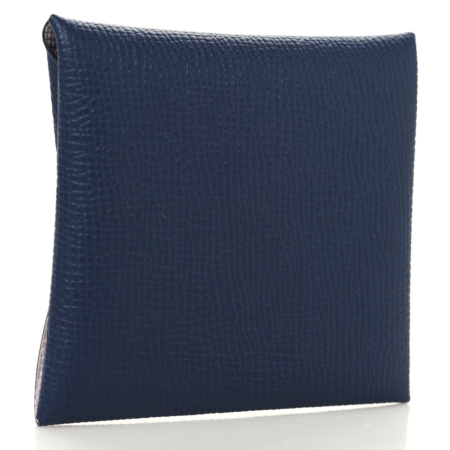 Epsom Verso Horseshoe Bastia Coin Purse Bleu Navy Mauve Pale