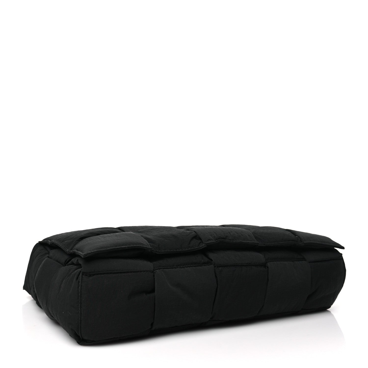 Bottega Veneta Nylon Intrecciato Padded Tech Maxi Cassette Bag Black 4 of 10