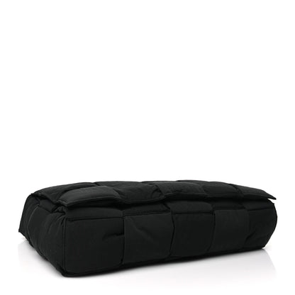 Bottega Veneta Nylon Intrecciato Padded Tech Maxi Cassette Bag Black 4 of 10
