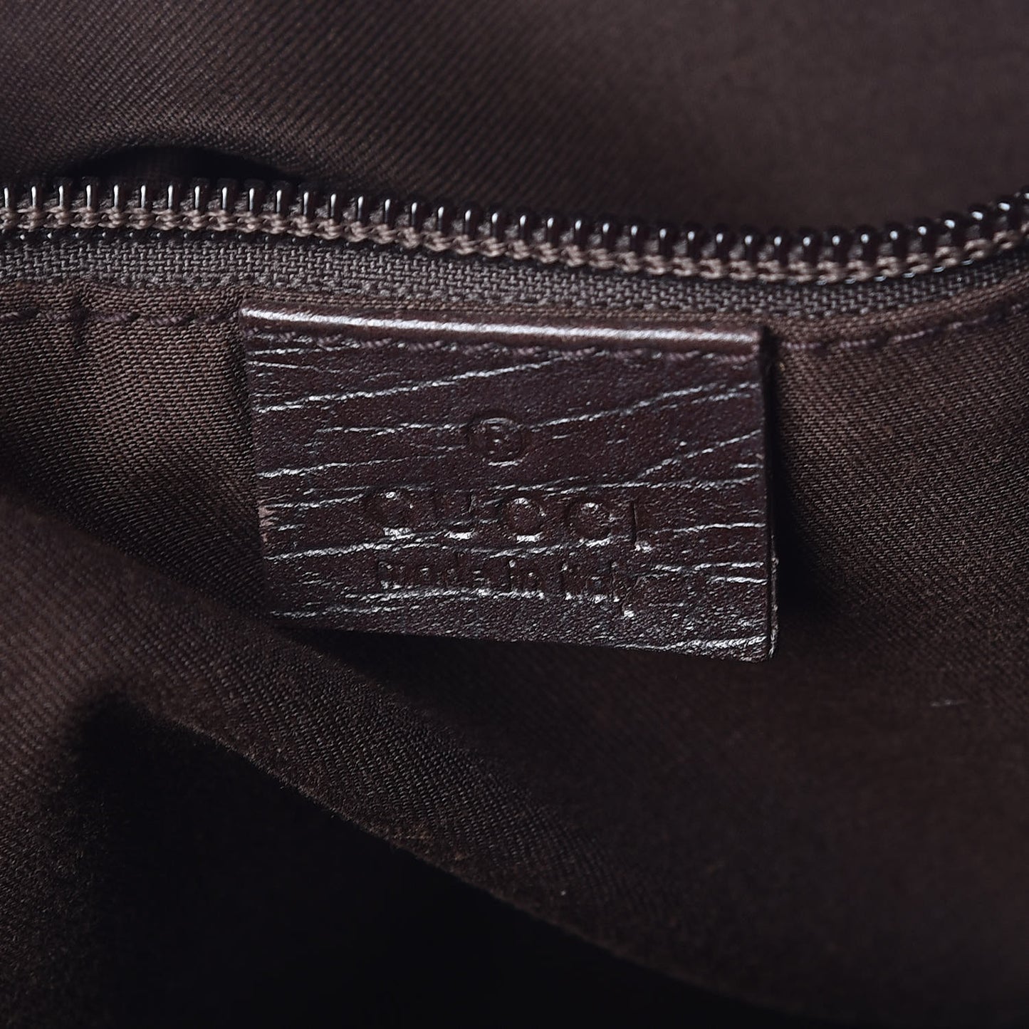 GG Plus Monogram Small Vertical Tote Dark Brown
