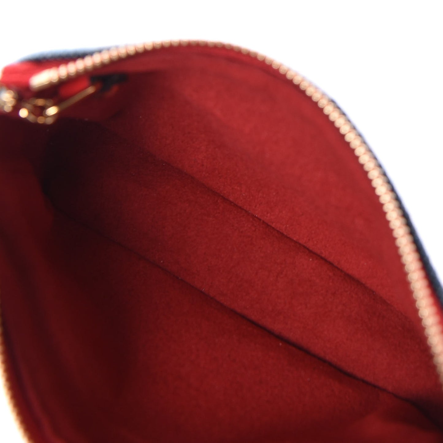 Denim Micro Pochette Accessories Denim Rouge
