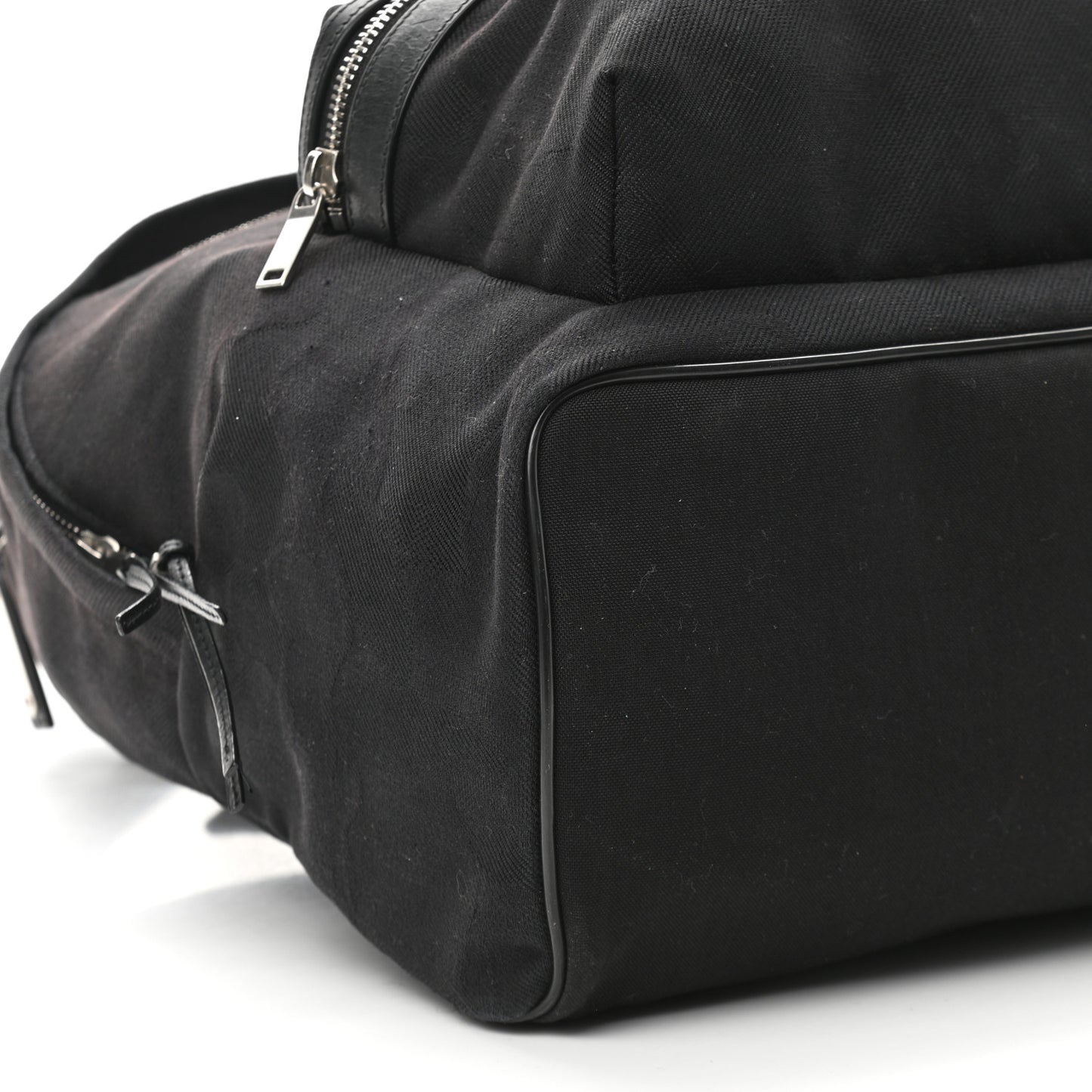 Canvas Camouflage Backpack Black