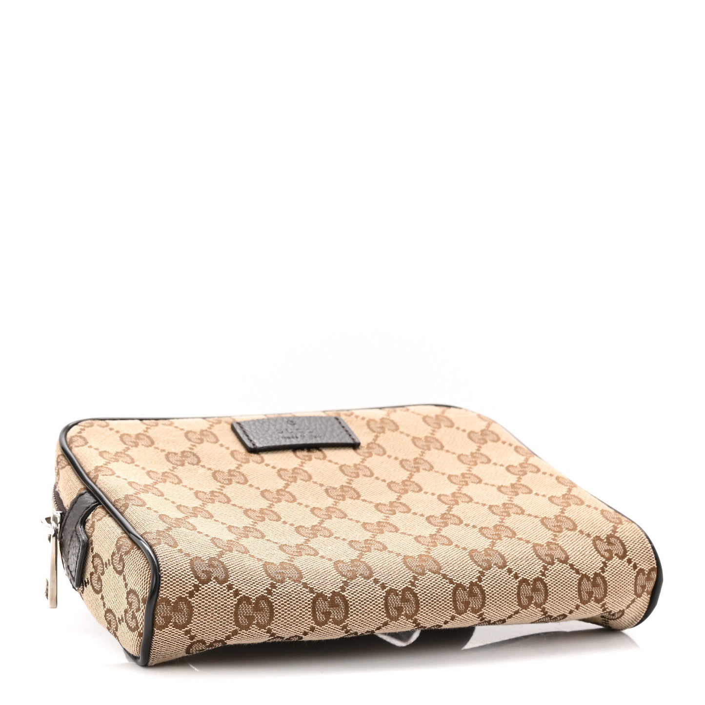 Monogram Dollar Calfskin Belt Bag Beige Ebony Testa di Moro Marrone Scuro