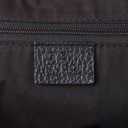 Gucci Denim Monogram Large Abbey Tote Dark Brown 6 of 10