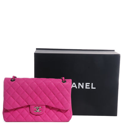 Chanel Iridescent Caviar Jumbo Double Flap Hot Pink 5 of 8