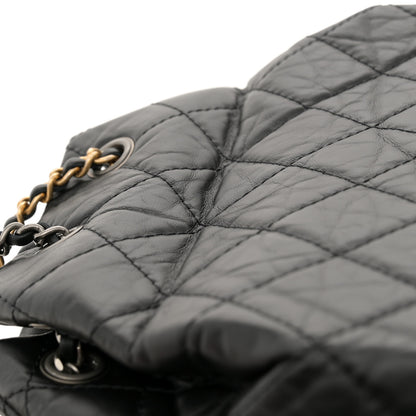 Chanel Aged Calfskin Quilted Small Gabrielle Backpack Black 13 of 14