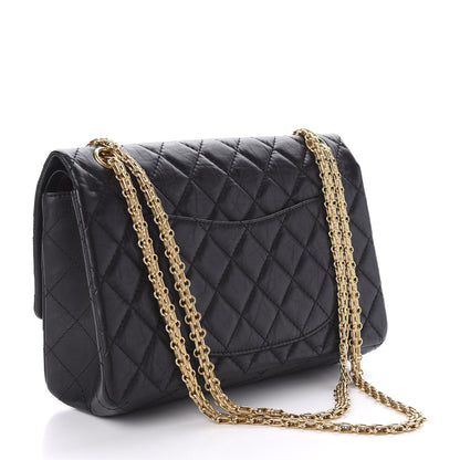 Chanel Aged Calfskin Quilted 2.55 Reissue 226 Flap Black 3 of 13