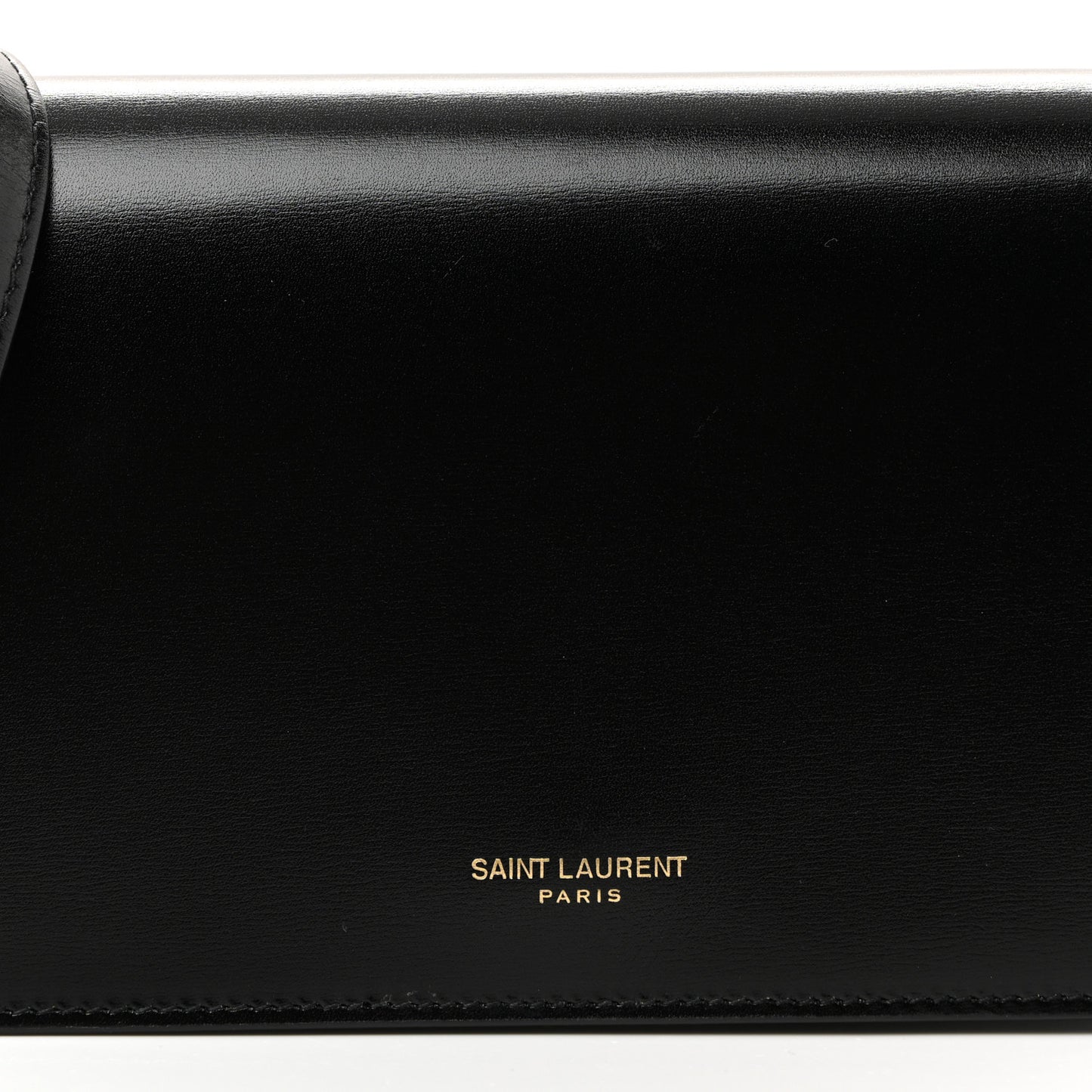 Smooth Calfskin Monogram Crossbody Bag Black
