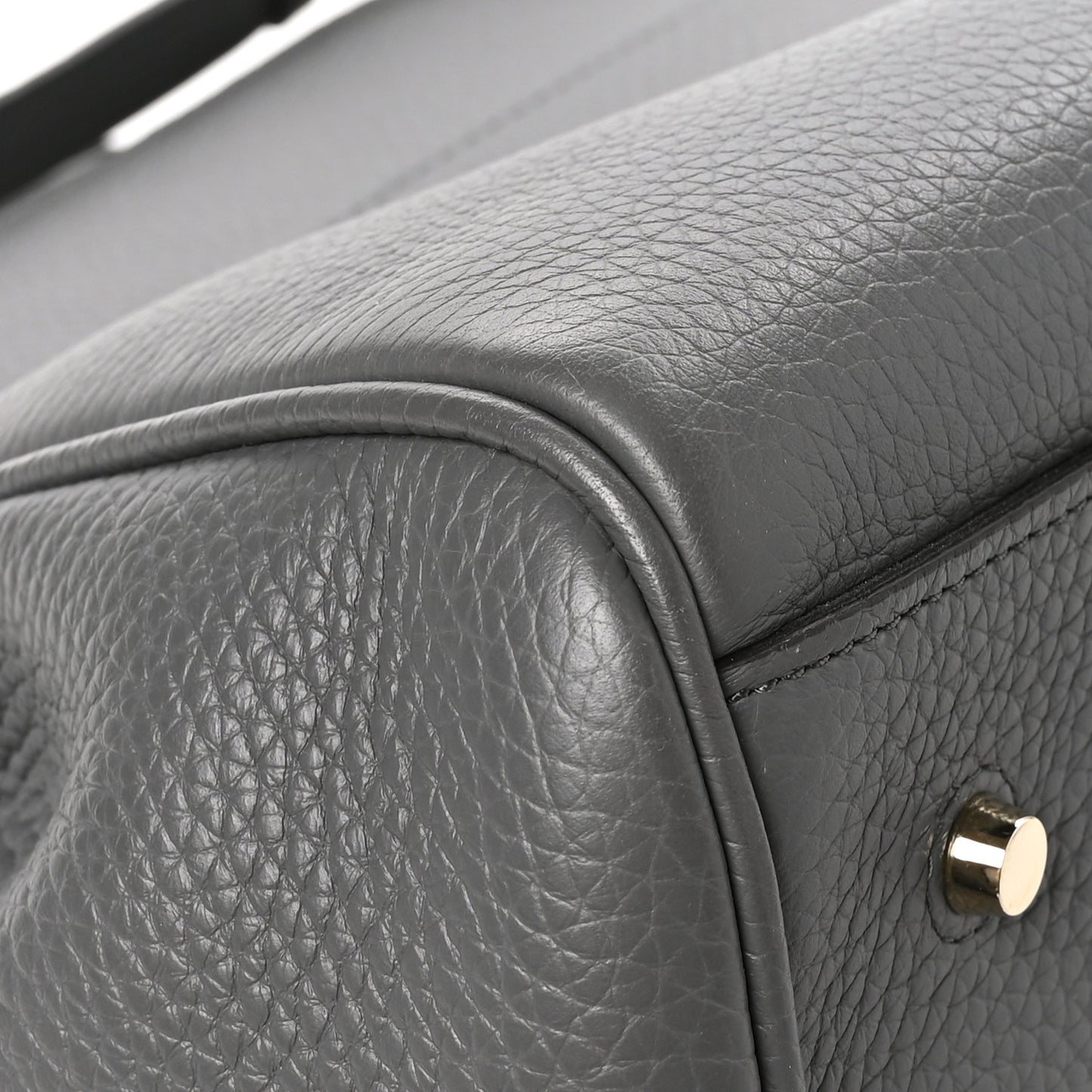 Heavy Grain Belted Bayswater Tote Charcoal