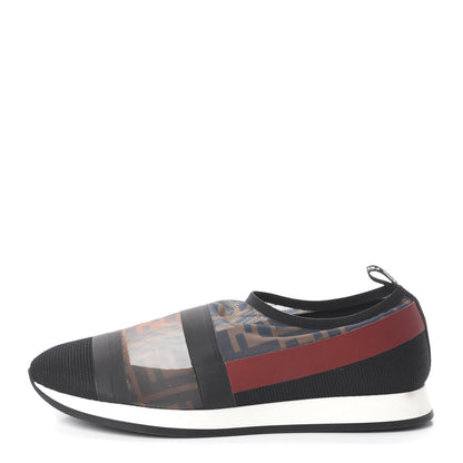 Fendi Technical Mesh FF Sneakers 39 Tobacco Red 1 of 6