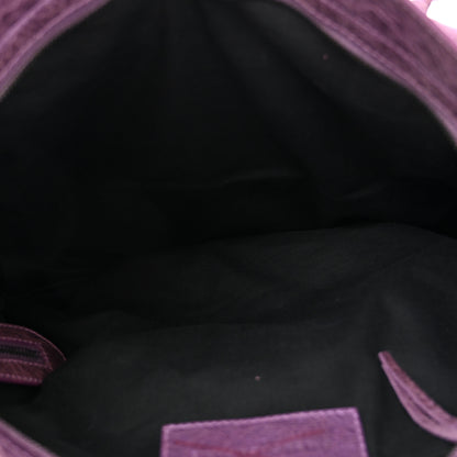 Balenciaga Agneau Classic Hardware City Metallic Purple 6 of 15