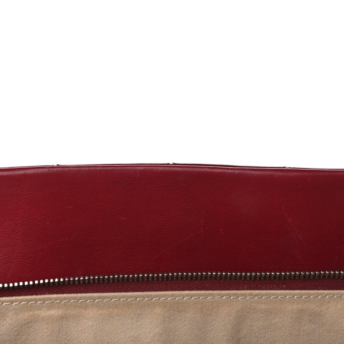 Patent Quilted Timeless CC Soft Tote Red