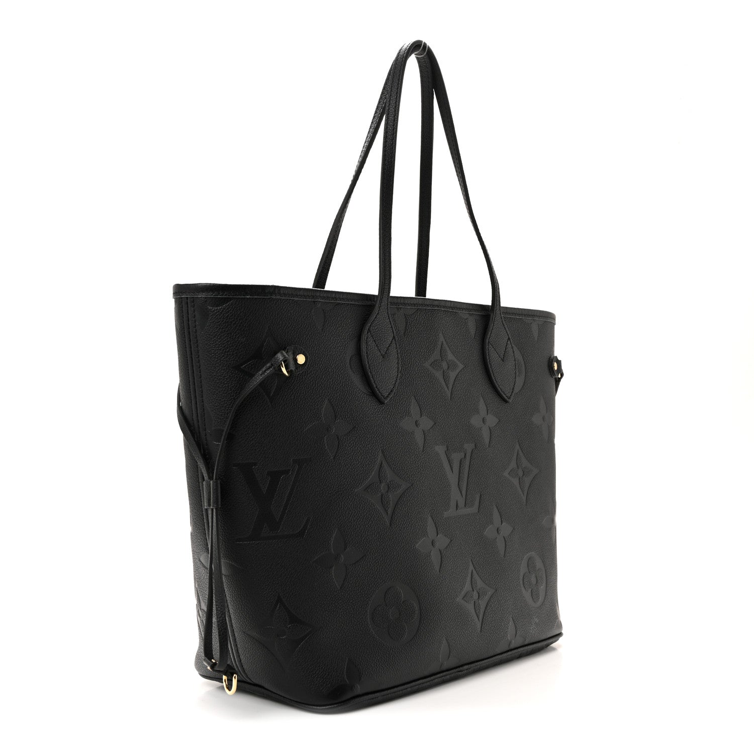 Louis Vuitton Empreinte Monogram Giant Neverfull MM Black 4 of 14