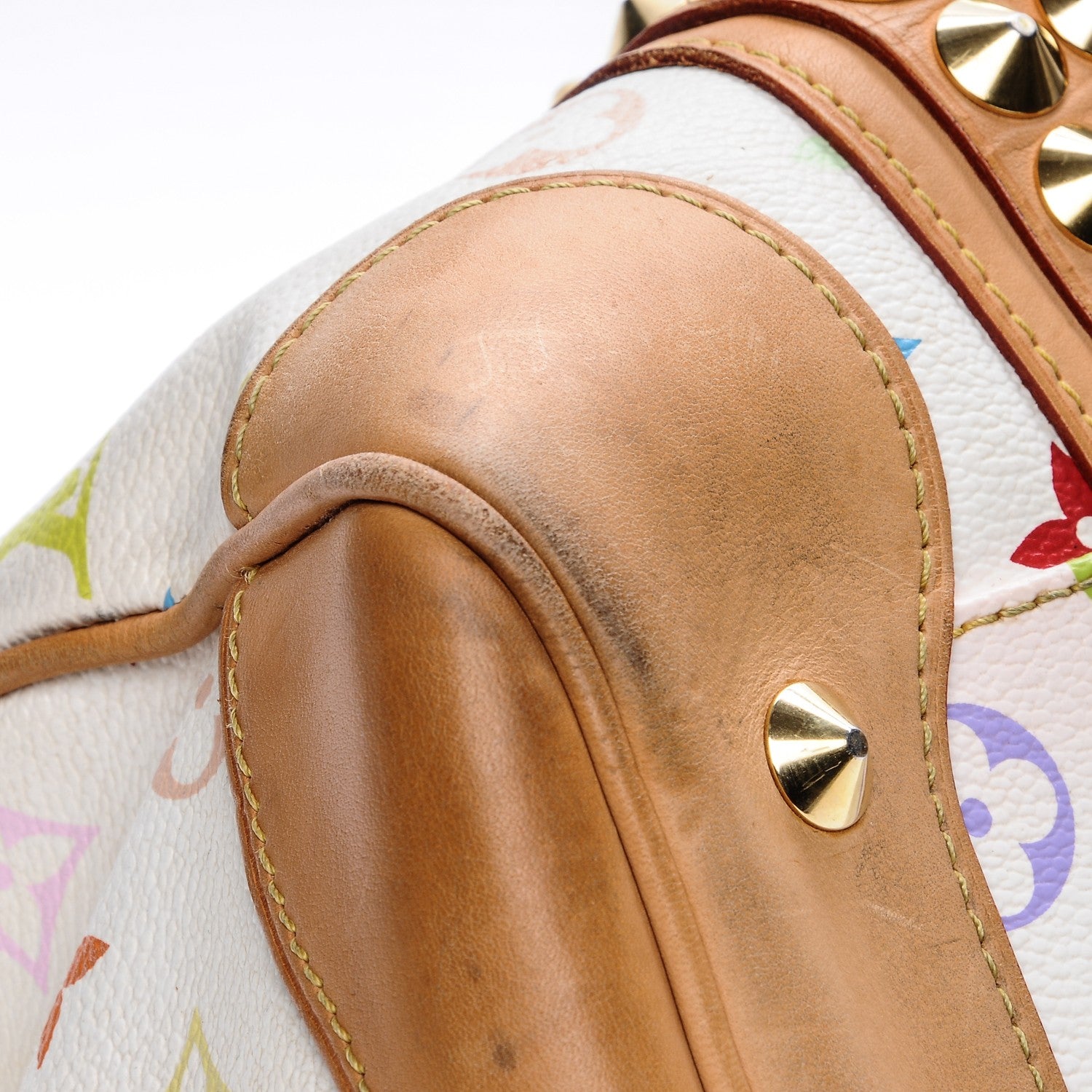 Louis Vuitton Monogram Multicolor Courtney MM White 9 of 14