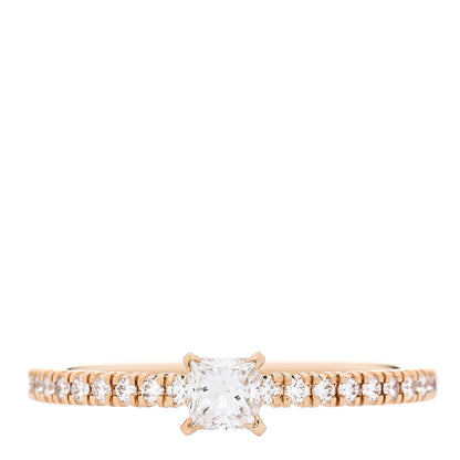 Cartier 18K Yellow Gold Diamond Etincelle De Cartier Engagement Ring 50 5.25 1 of 5