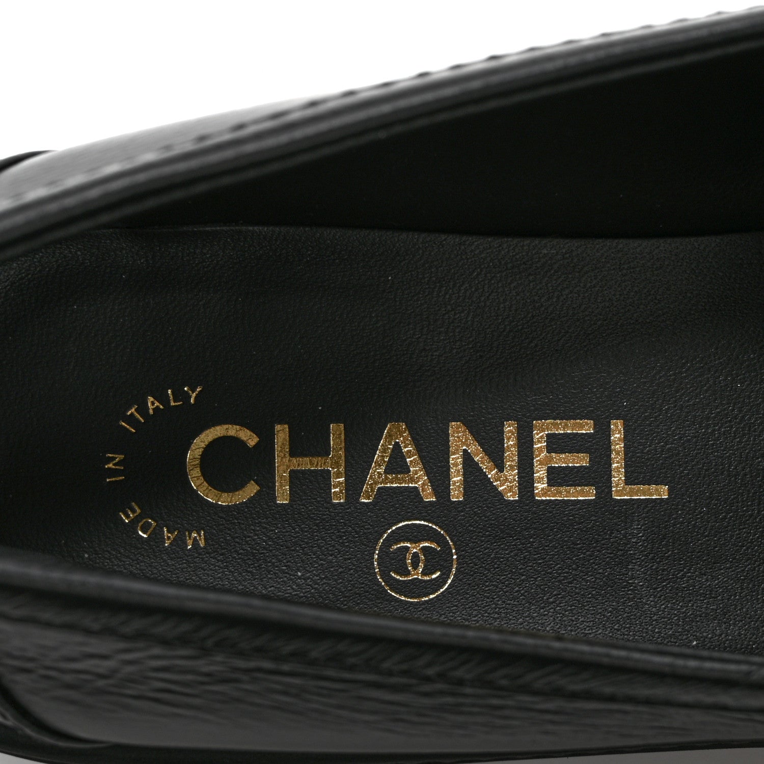 Chanel Crumpled Lambskin Quilted CC Turnlock Loafers 40.5 Black 6 of 9