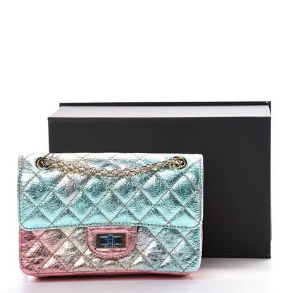 Chanel Metallic Goatskin Quilted Mini 2.55 Reissue Flap Multicolor 8 of 8