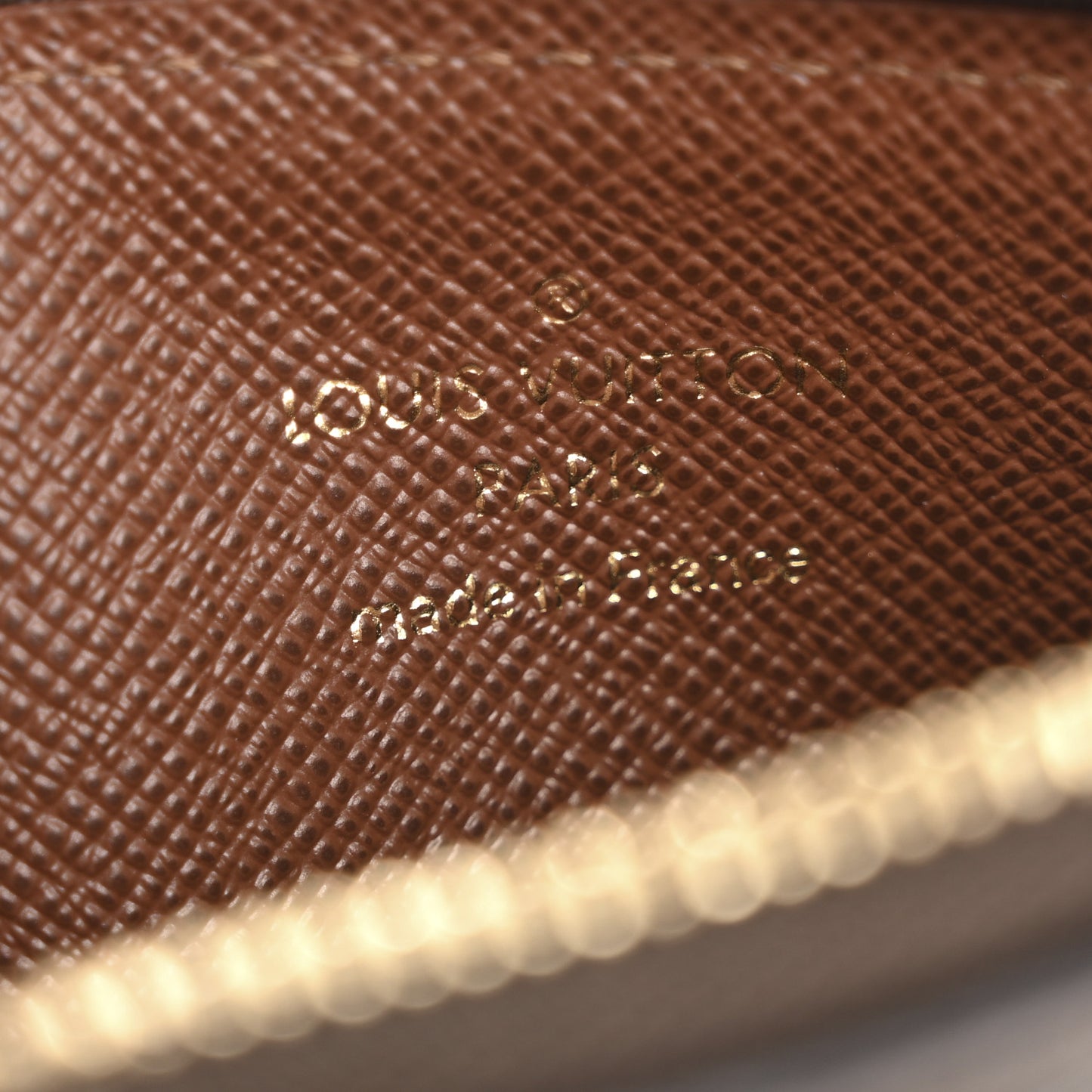 Monogram Zipped Romy Card Holder