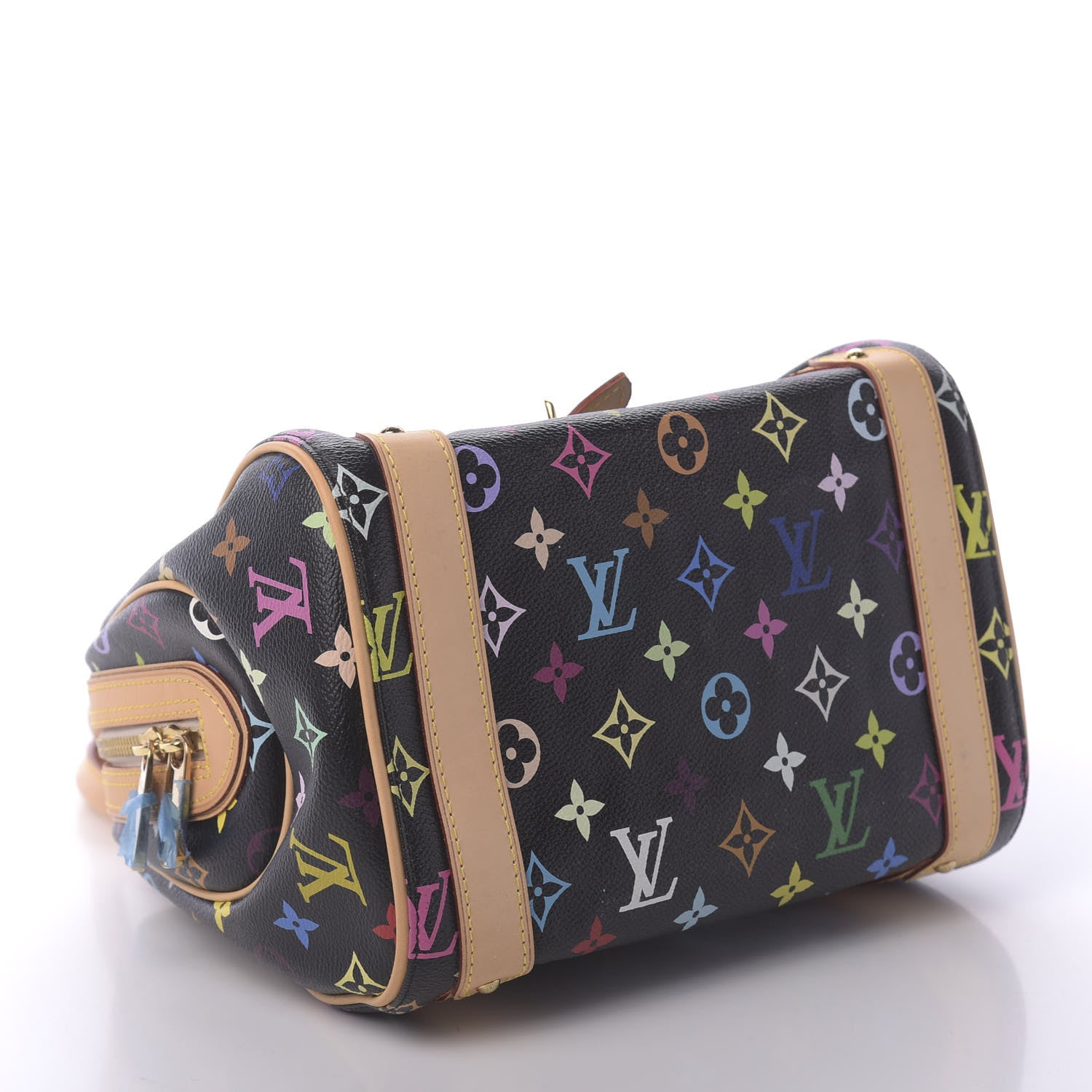 Louis Vuitton Monogram Multicolor Priscilla Black 4 of 9
