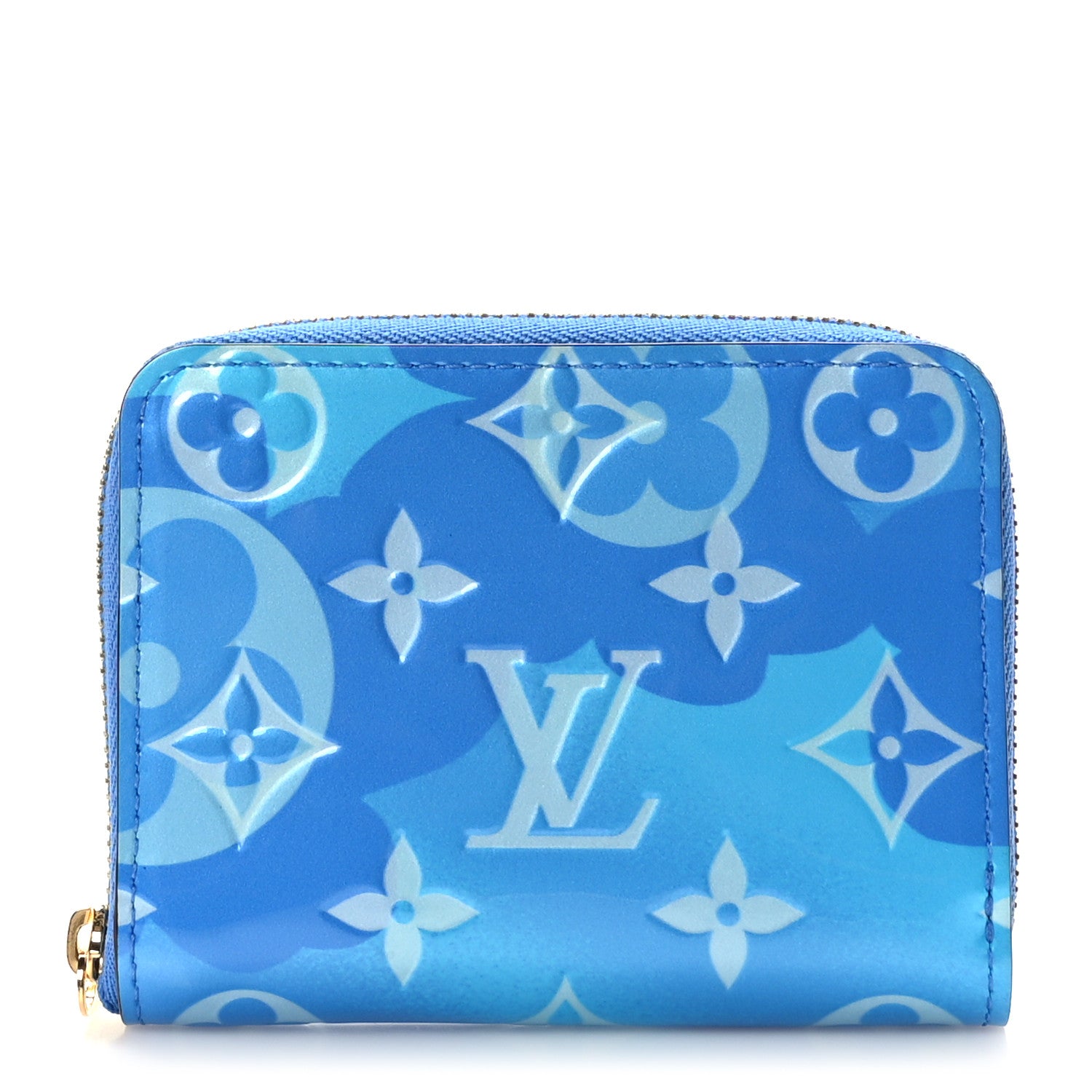 Louis Vuitton Vernis Valentine Zippy Coin Purse Blue 1 of 7