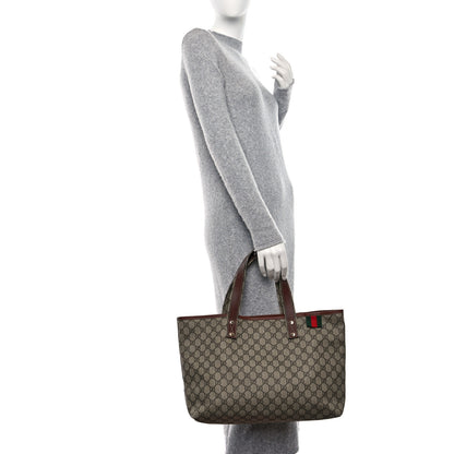 Gucci GG Plus Monogram Medium Signature Web Loop Tote Brown 2 of 9
