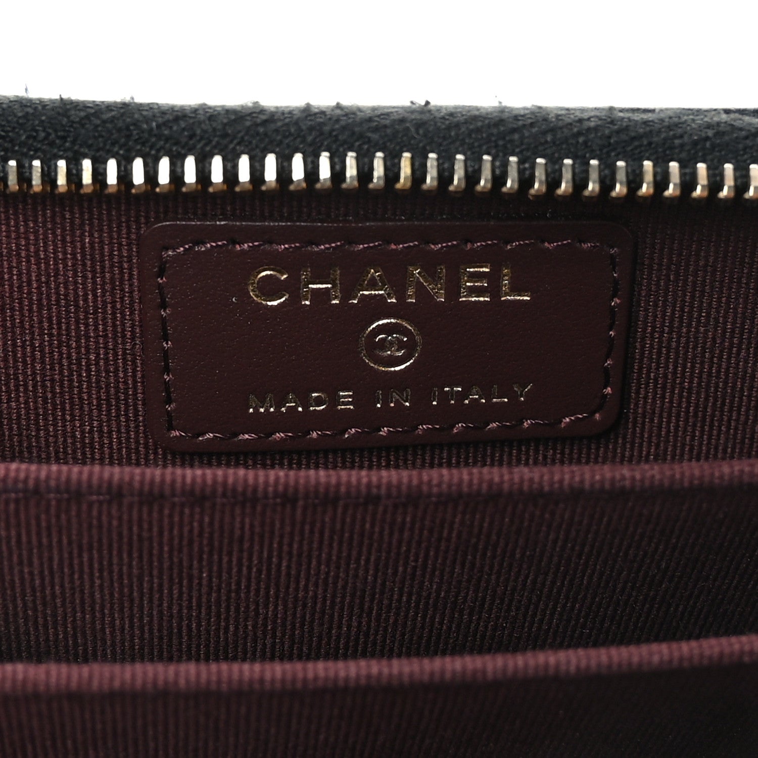 Chanel Caviar Quilted Zip Coin Purse Black 6 of 7