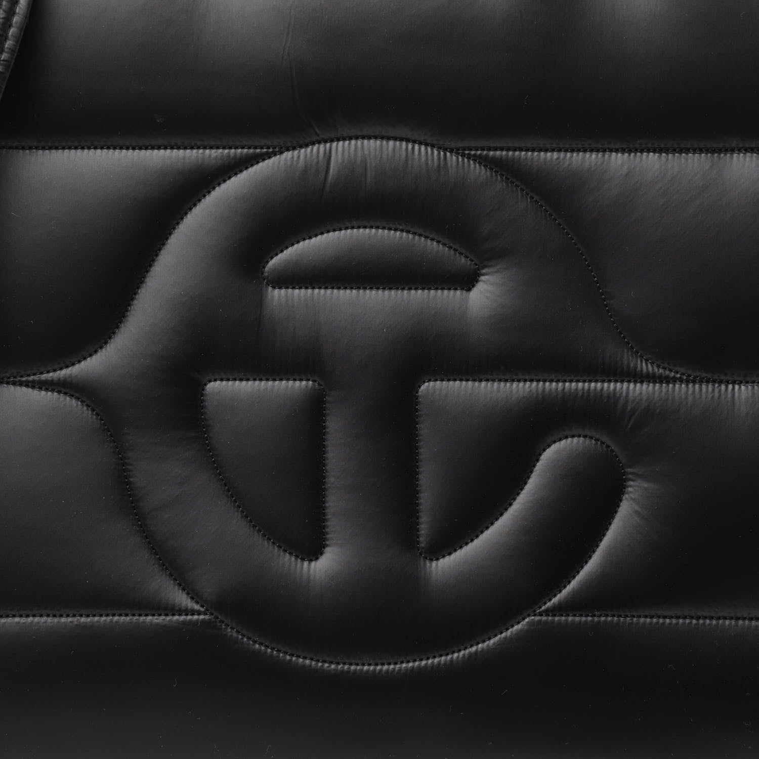 Telfar Nylon Medium Puff Shopping Bag Black 7 of 11