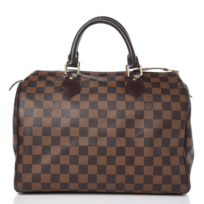 Louis Vuitton Damier Ebene Speedy 30 1 of 16