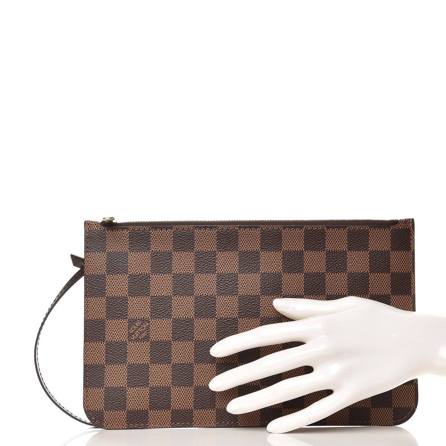 Louis Vuitton Damier Ebene Neverfull MM GM Pochette 2 of 8