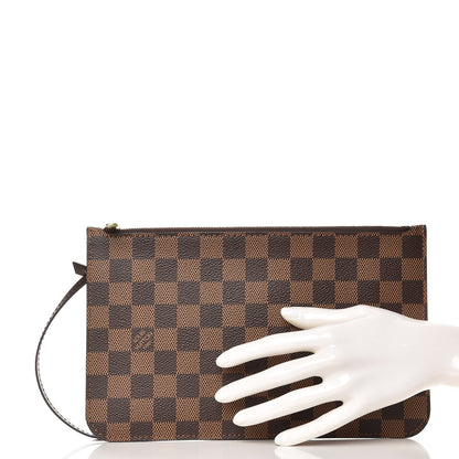 Louis Vuitton Damier Ebene Neverfull MM GM Pochette 2 of 8