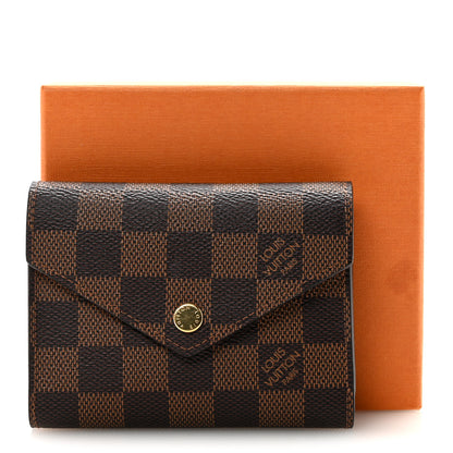 Louis Vuitton Damier Ebene Victorine Wallet Cherry 7 of 7
