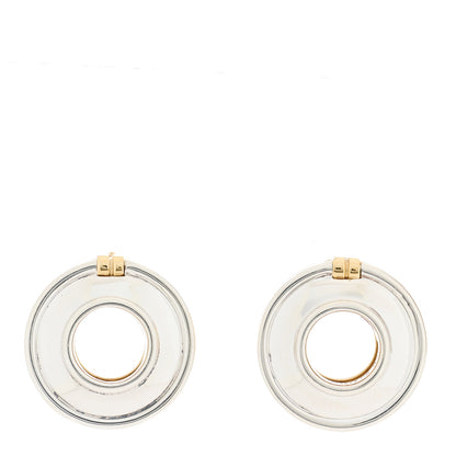 Tiffany Sterling Silver 18K Yellow Gold Paloma Picasso Magic Disc Earrings 3 of 11