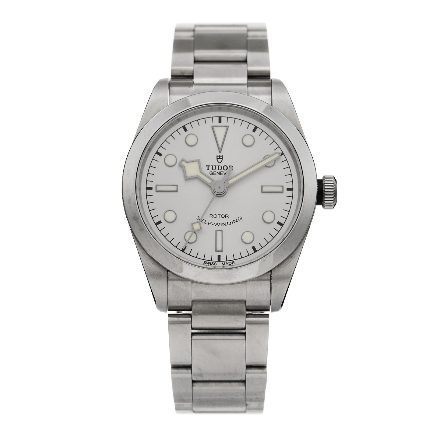 Stainless Steel 36mm Black Bay Automatic Watch Silver 79500