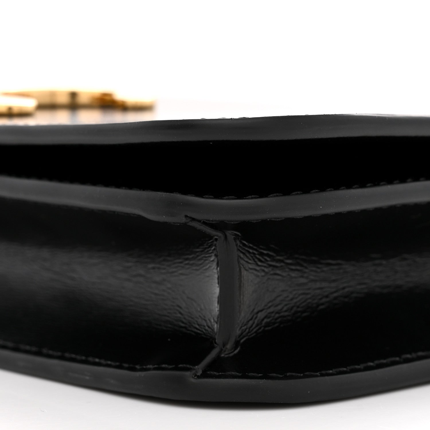 Celine Shiny Calfskin Triomphe Multipochette Black 9 of 9