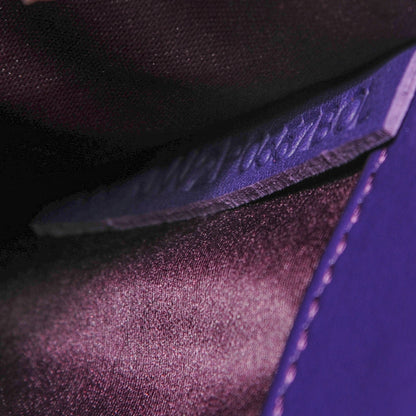 Valentino Garavani Vitello Rockstud Chain Flap Crossbody Bag Purple 6 of 8