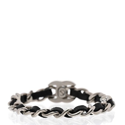 Chanel Lambskin CC Turnlock Chain Bracelet M Black 3 of 5