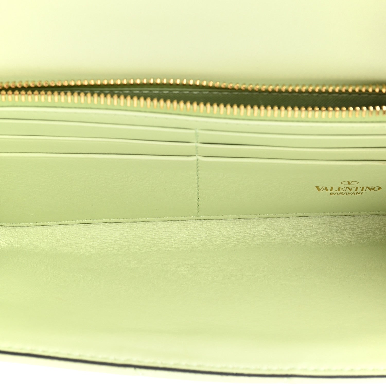 Valentino Garavani Nappa Roman Stud Wallet on Chain Ambrosia 4 of 9