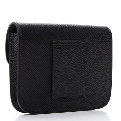 Hermes Epsom Constance Slim Wallet Black 4 of 8