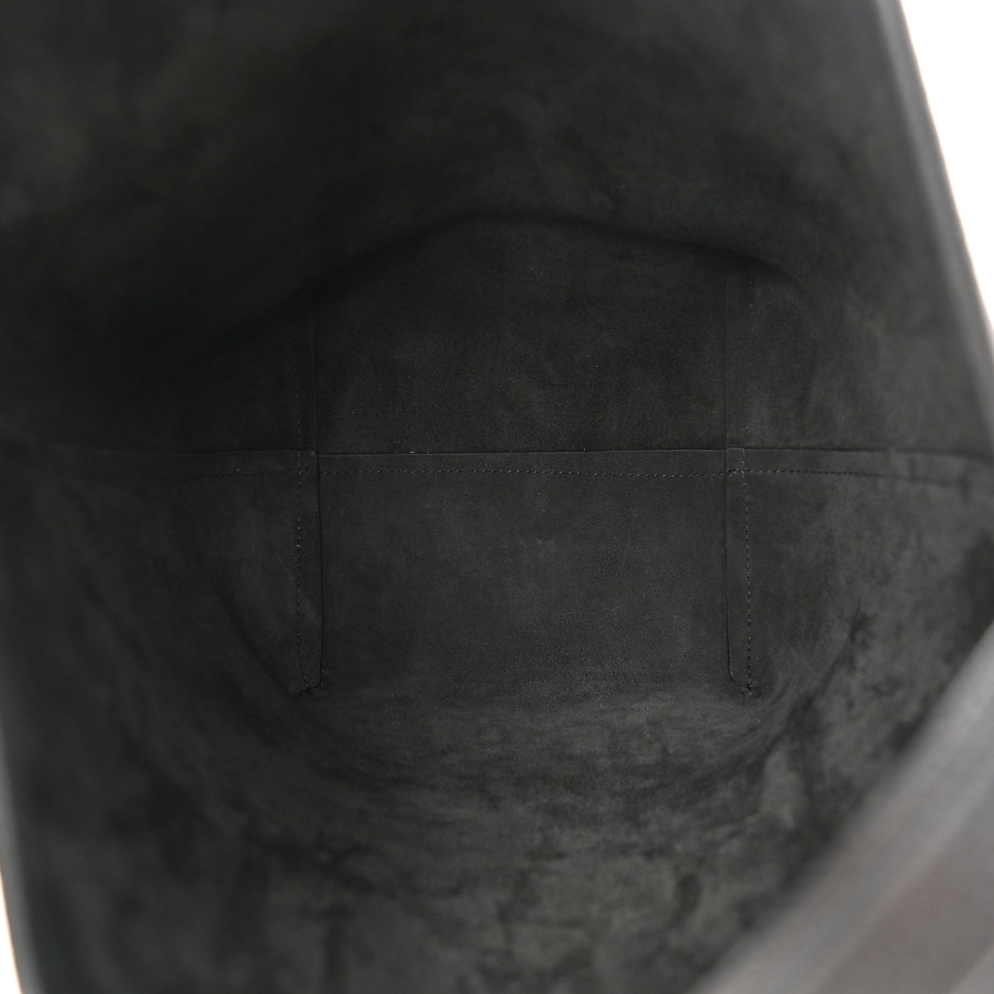 Grained Calfskin Medium N/S Park Tote Black