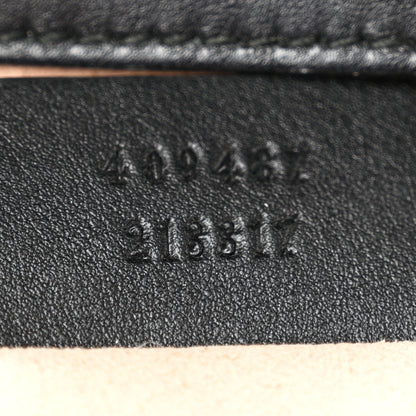 Gucci GG Supreme Monogram Bees Small Padlock Shoulder Bag Black 7 of 12