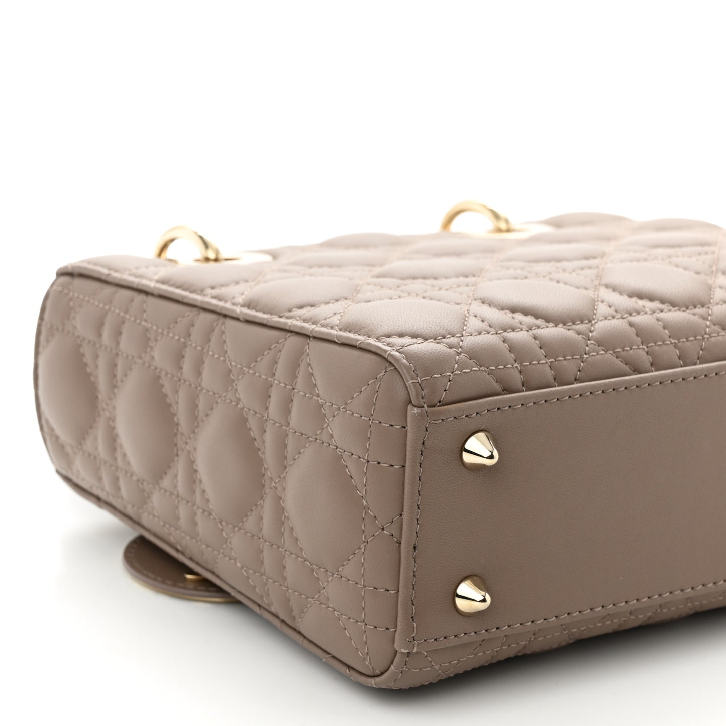 Calfskin Cannage Small My ABCDior Lady Dior Beige