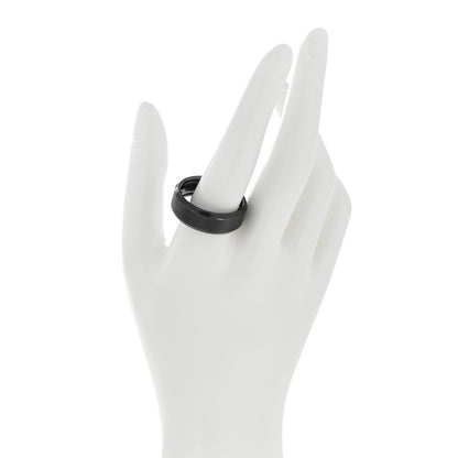 David Yurman Black Titanium 8.5mm Beveled Band Ring 69 12.5 2 of 4