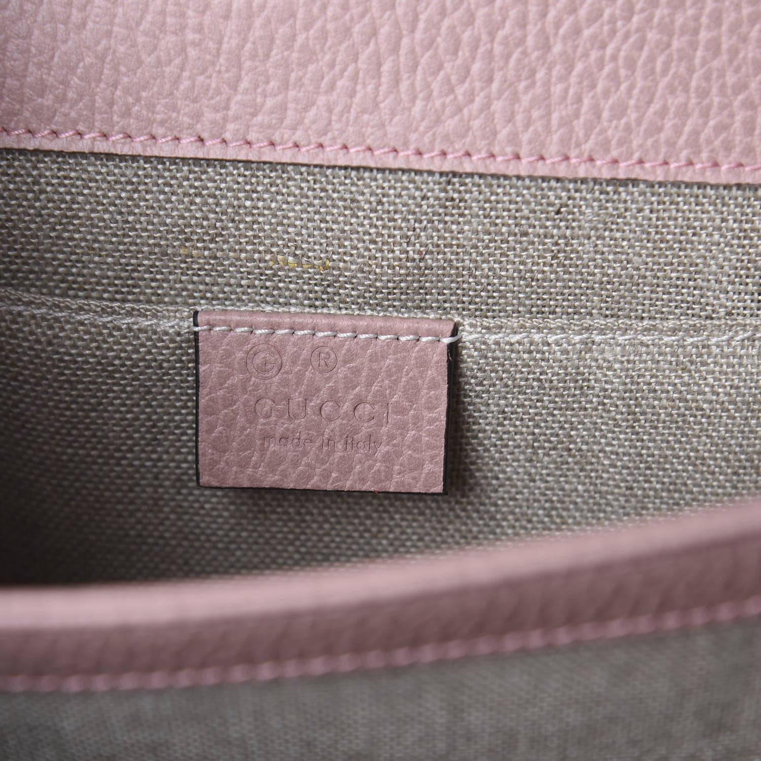 Gucci Dollar Calfskin Small Interlocking G Shoulder Bag Soft Pink 5 of 8