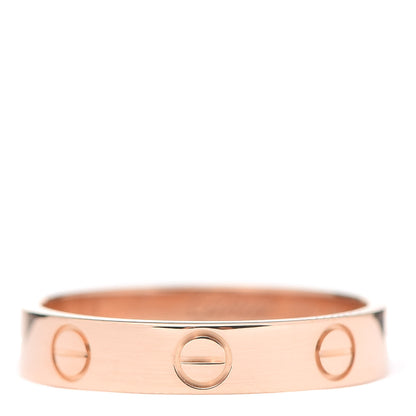 Cartier 18K Pink Gold 3.5mm LOVE Wedding Band Ring 52 6 1 of 5
