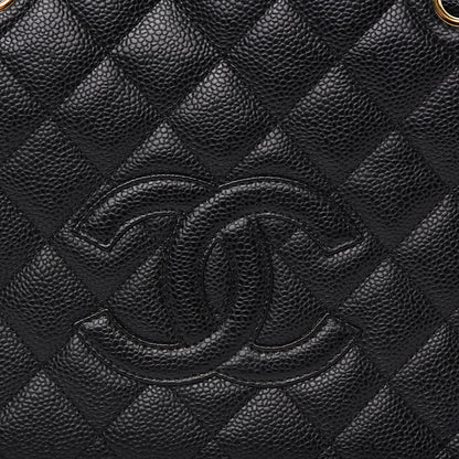 Chanel Caviar Quilted Petit Timeless Tote PTT Black 9 of 9