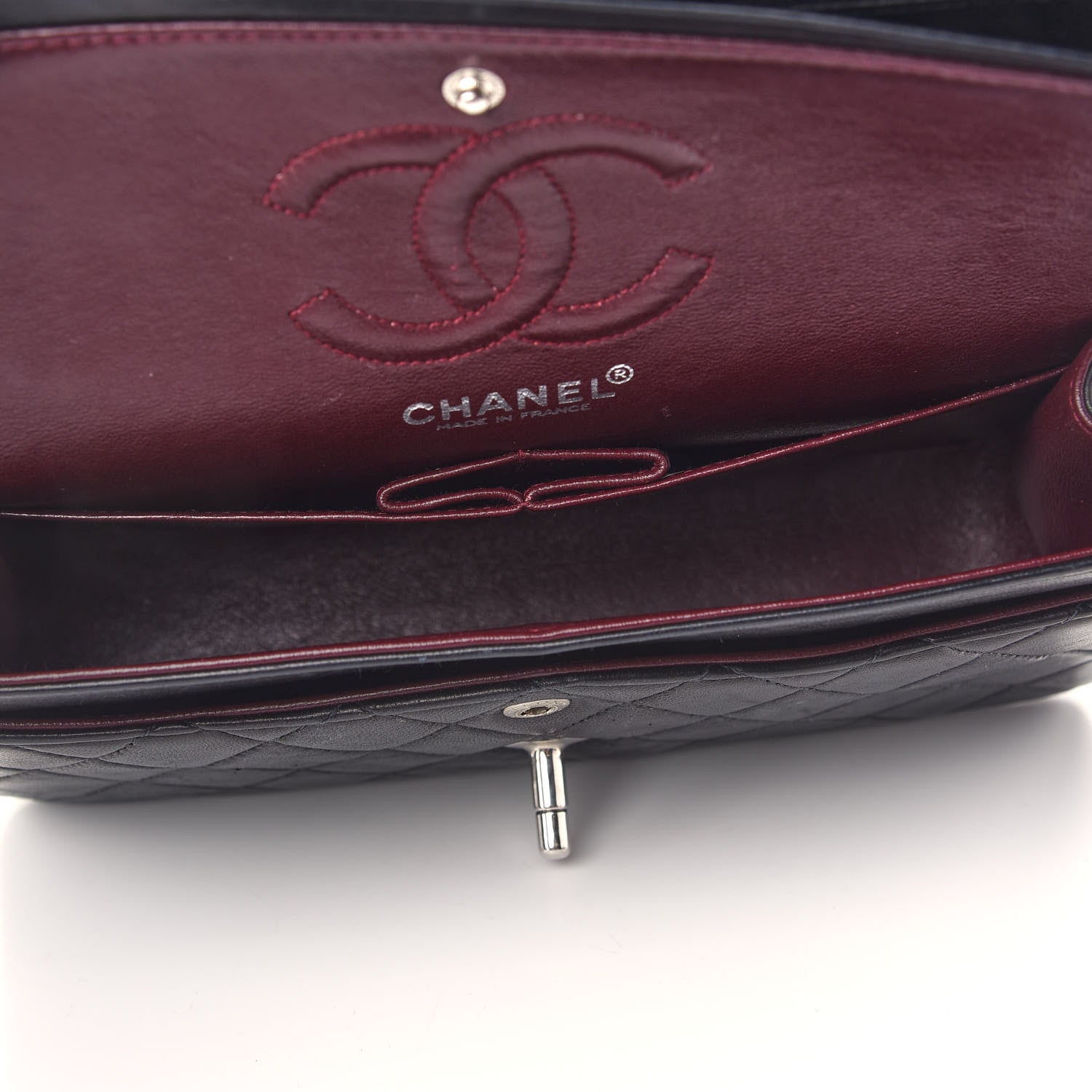 Chanel Lambskin Quilted Small Double Flap Black 4 of 8