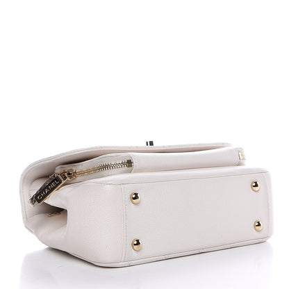 Chanel Caviar Quilted Medium Business Affinity Flap White 3 of 8